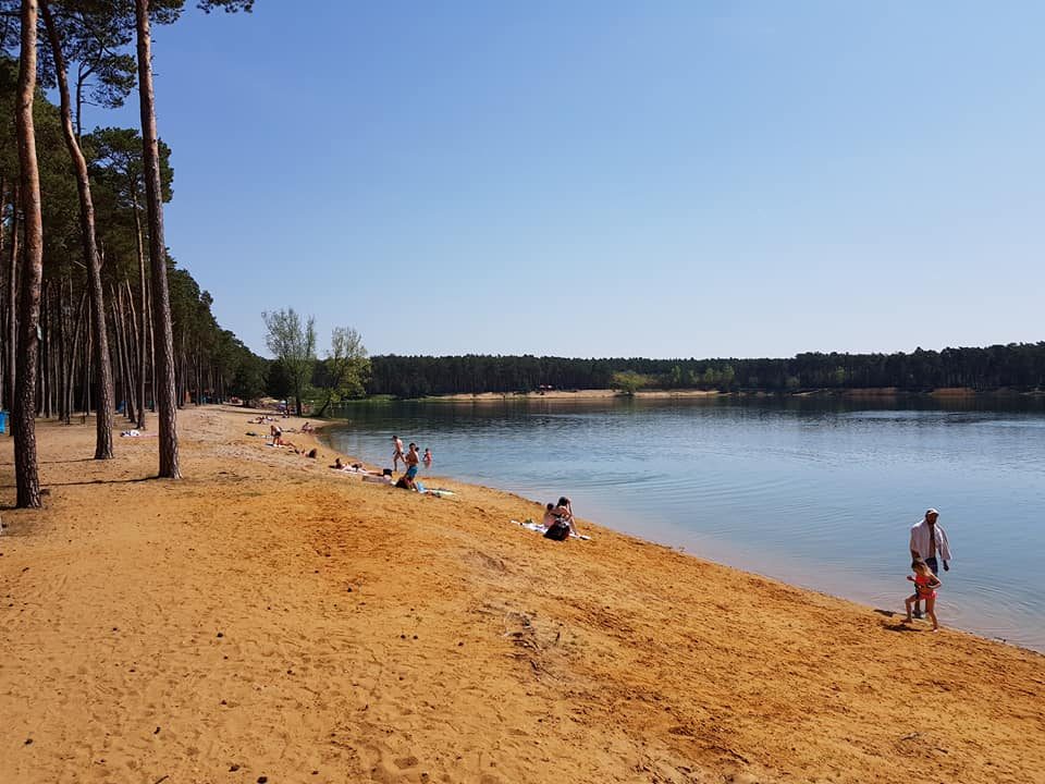 Jezero Lhota duben 2018