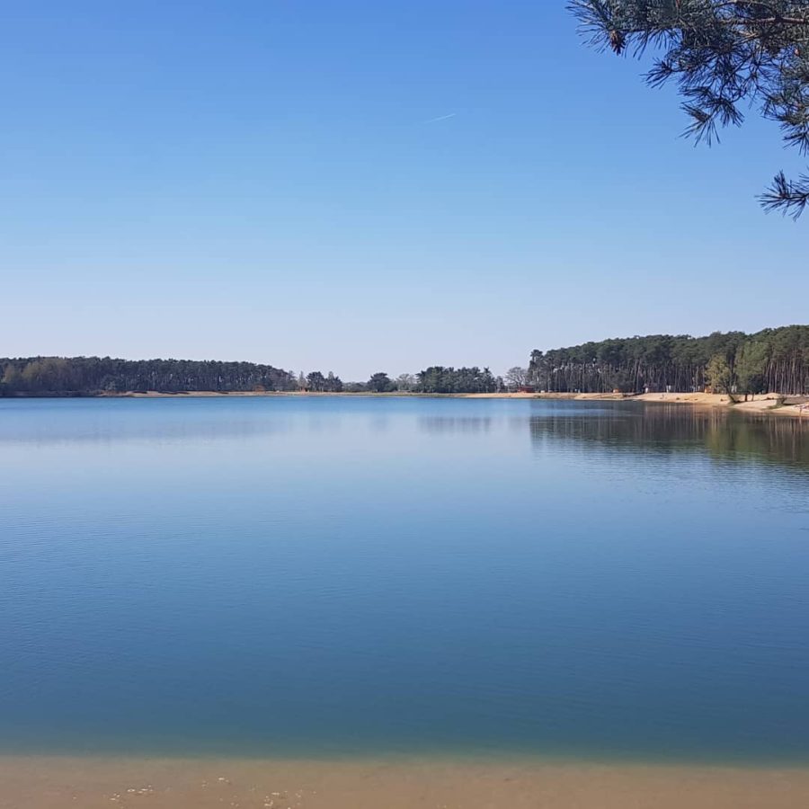 Jezero Lhota duben 2019