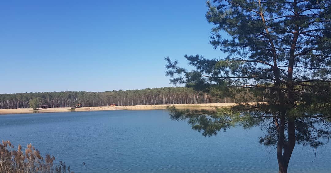 Jezero Lhota duben 2019