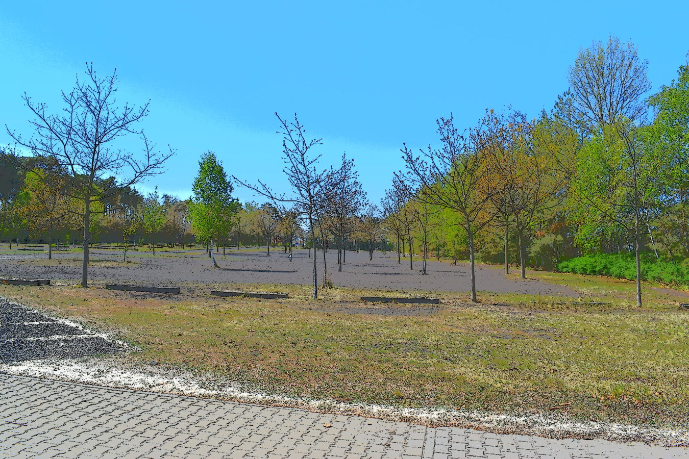 Jezero Lhota duben 2019