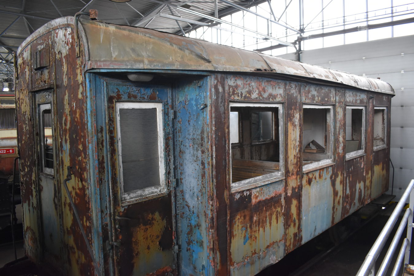 Železniční depozitář Národního technického muzea v Chomutově