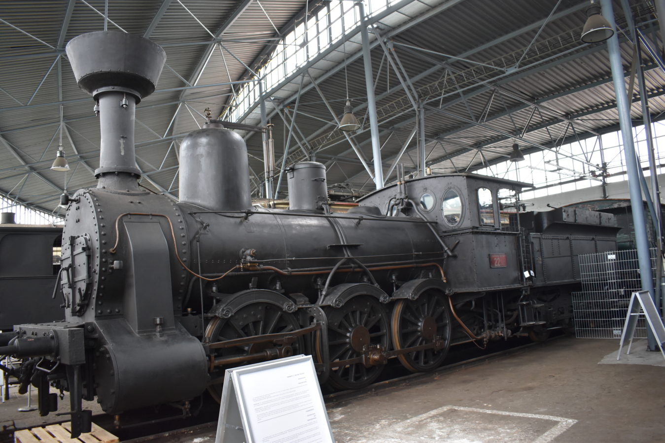Železniční depozitář Národního technického muzea v Chomutově