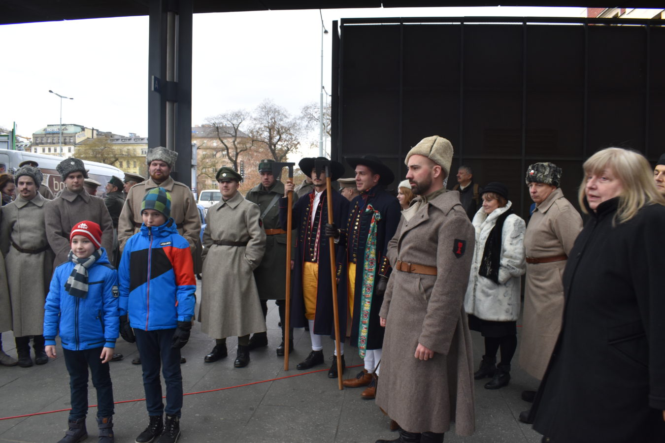 Rekonstrukce slavného návratu T. G. Masaryka z exilu vlakem
