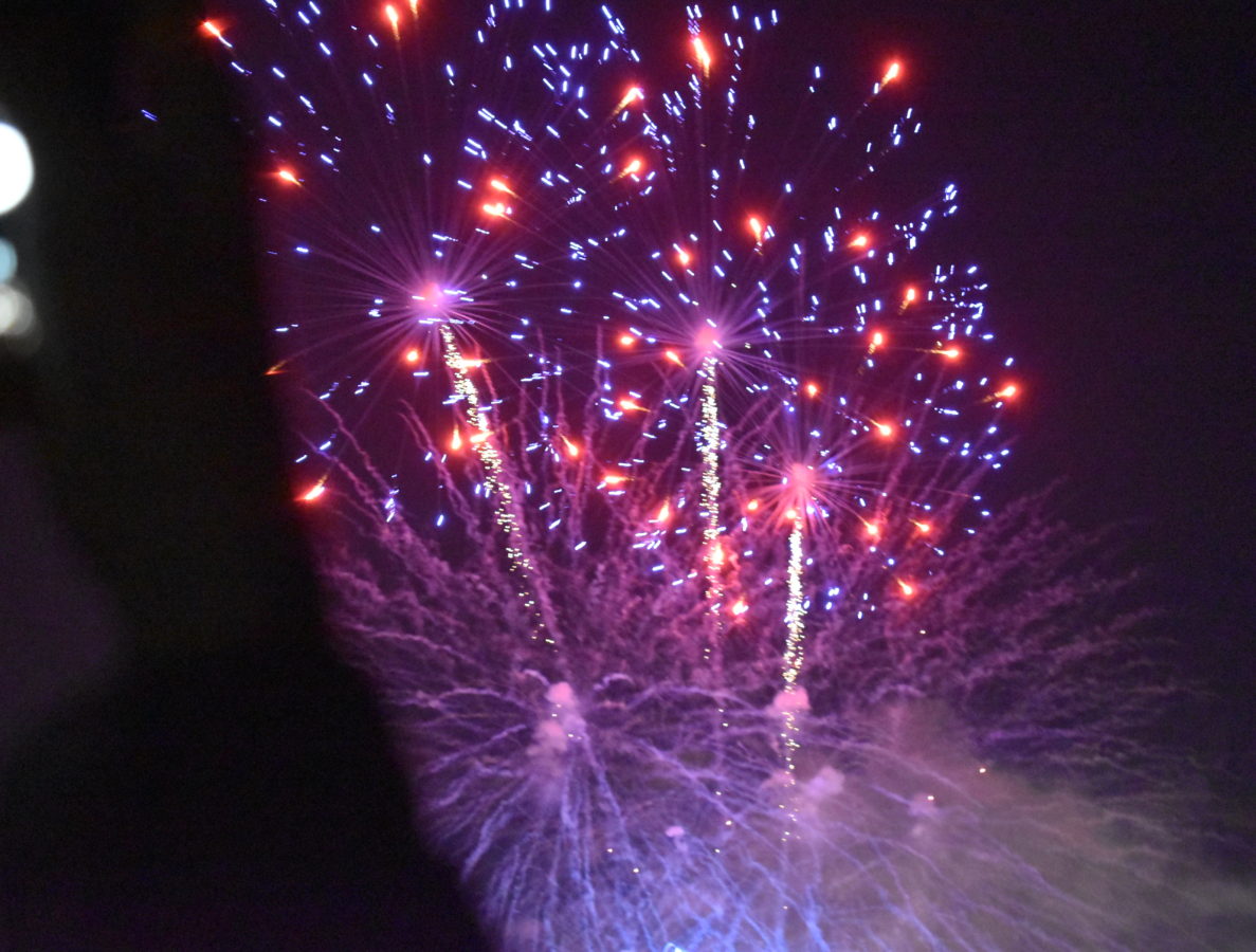 novoroční ohňostroj 2020