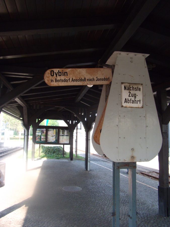 nástupiště v Zittau