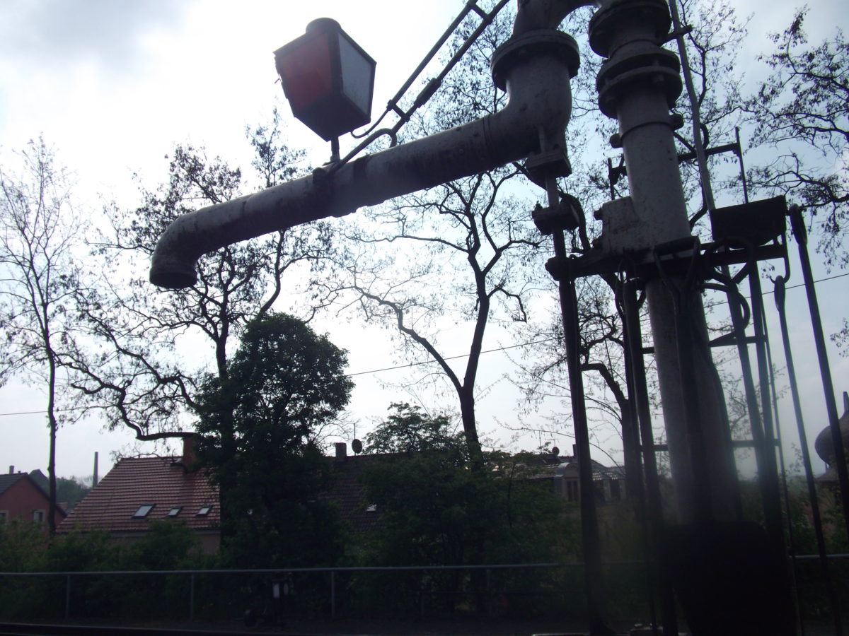 vodní pumpa před výtopnou